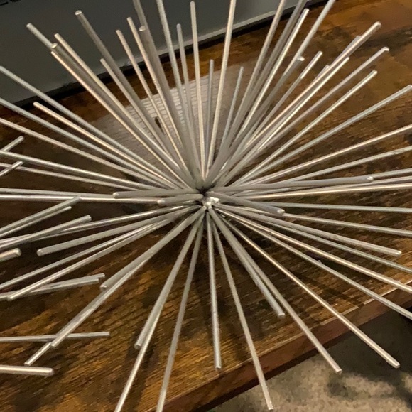 Silver Decorative Starburst Wall Art Set - Picture 6 of 8